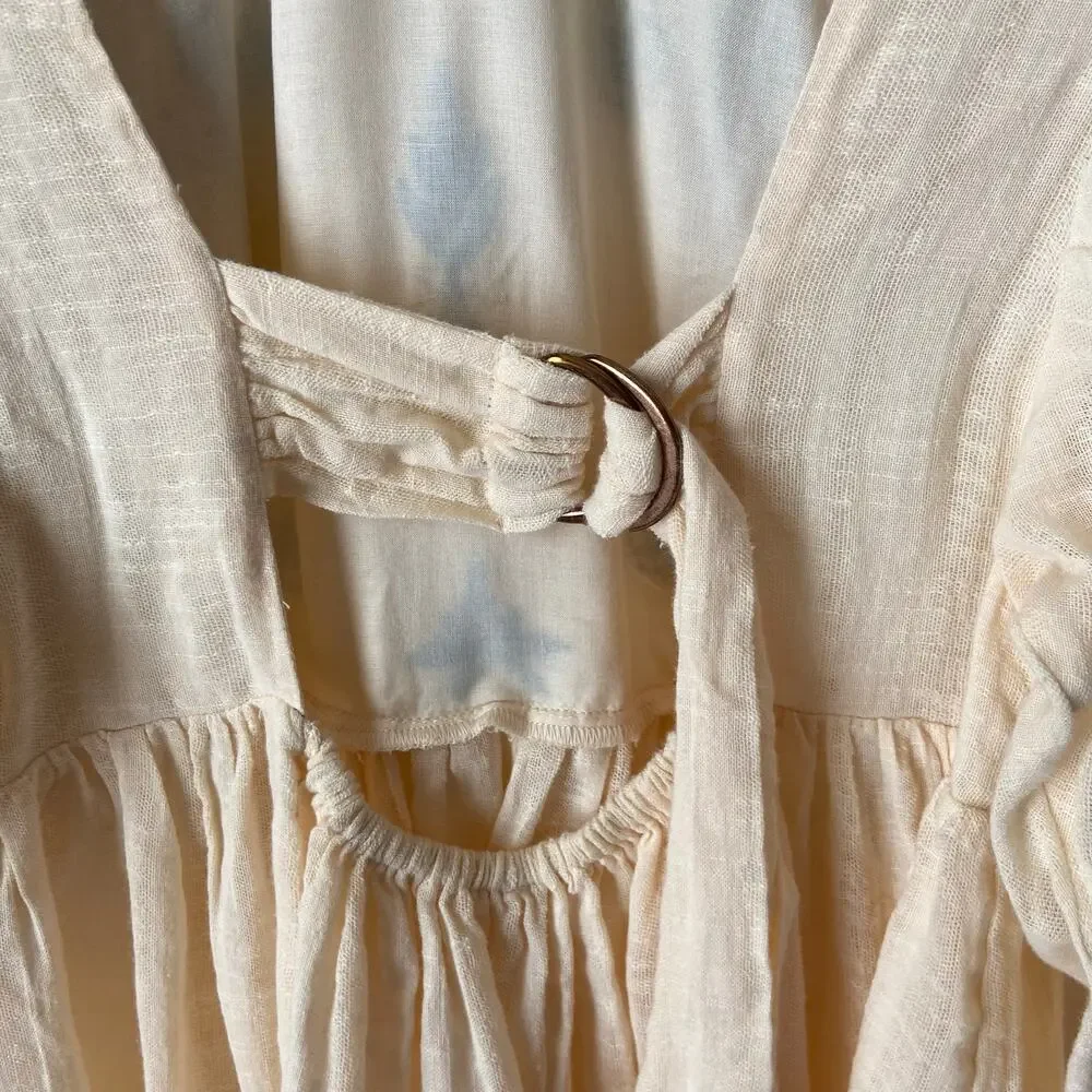 Free People Cream Top